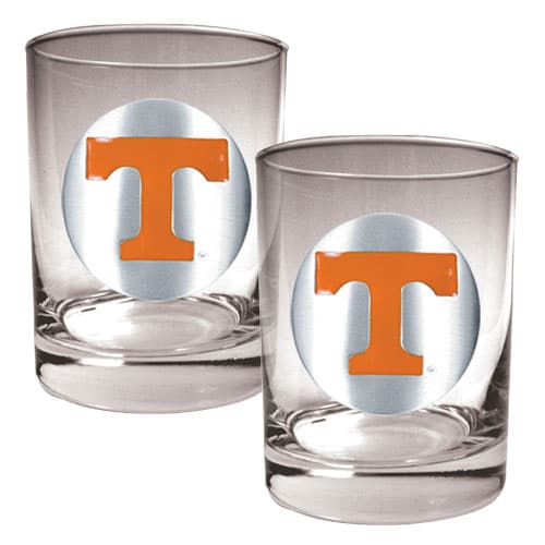NCAA Tennessee Volunteers 2pc. Rocks Glass Set - image 