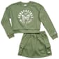 Girls (7-12) Aeropostale Long Sleeve Crew w/ Cargo Skort Set - image 1