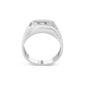 Haus of Brilliance 1/3ctw. Diamond Channel Set 3 Stone Ring Band - image 2