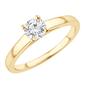 Nova Star&#174; Yellow Gold 1/2ctw. Lab Grown Diamond Engagement Ring - image 2