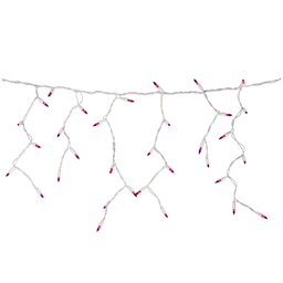 Northlight 3.5ft. 100ct. Purple Mini Icicle Christmas Lights