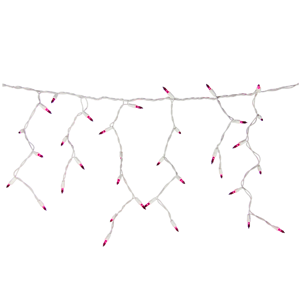 Northlight 3.5ft. 100ct. Purple Mini Icicle Christmas Lights