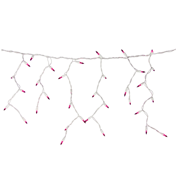 Northlight 3.5ft. 100ct. Purple Mini Icicle Christmas Lights