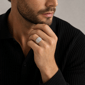 Mens Lynx Sterling Silver 1ctw. Lab-Grown Diamond Ring - 15R10SI - image 5