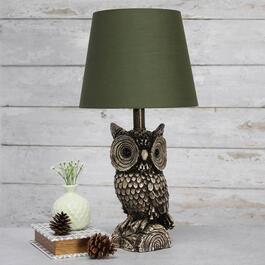 Simple Designs Woodland Gazing Night Owl Novelty Table Lamp