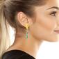 Betsey Johnson Lemon Linear Earrings - image 2