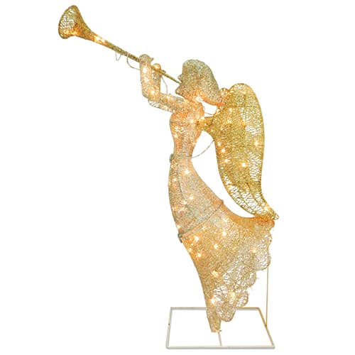 National Tree 4ft. Angel Decoration with LED Lights