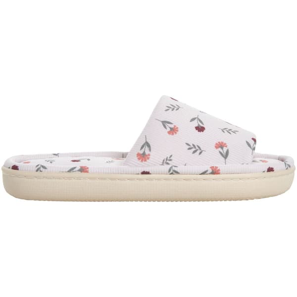 Womens Ella & Joy Floral Slide Slippers