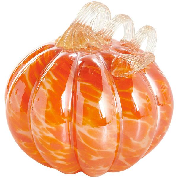 Lifetime 6in. Orange Glass Pumpkin - image 
