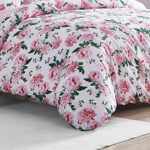 Betsey Johnson Blooming Roses Microfiber Duvet Cover Set
