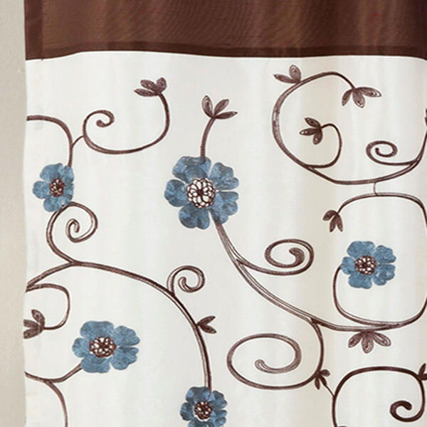 Lush Décor® Royal Garden Blue Shower Curtain