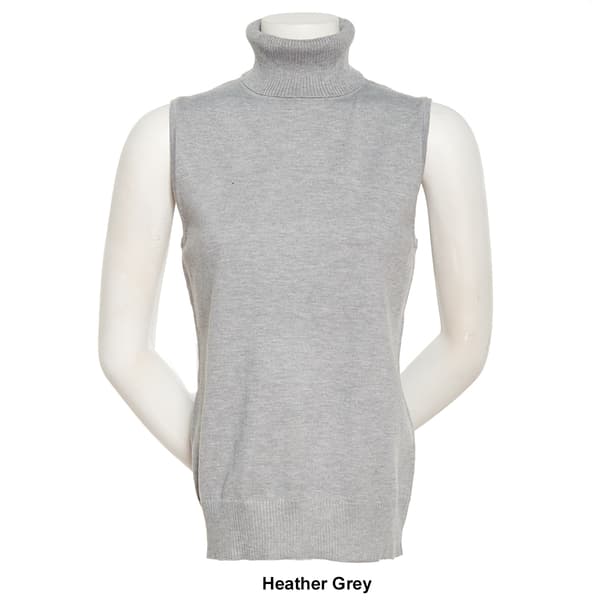 Cable and gauge sleeveless turtleneck store