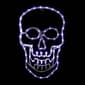 Northlight Seasonal 18in. White Skull LED Window Silhouette - image 2