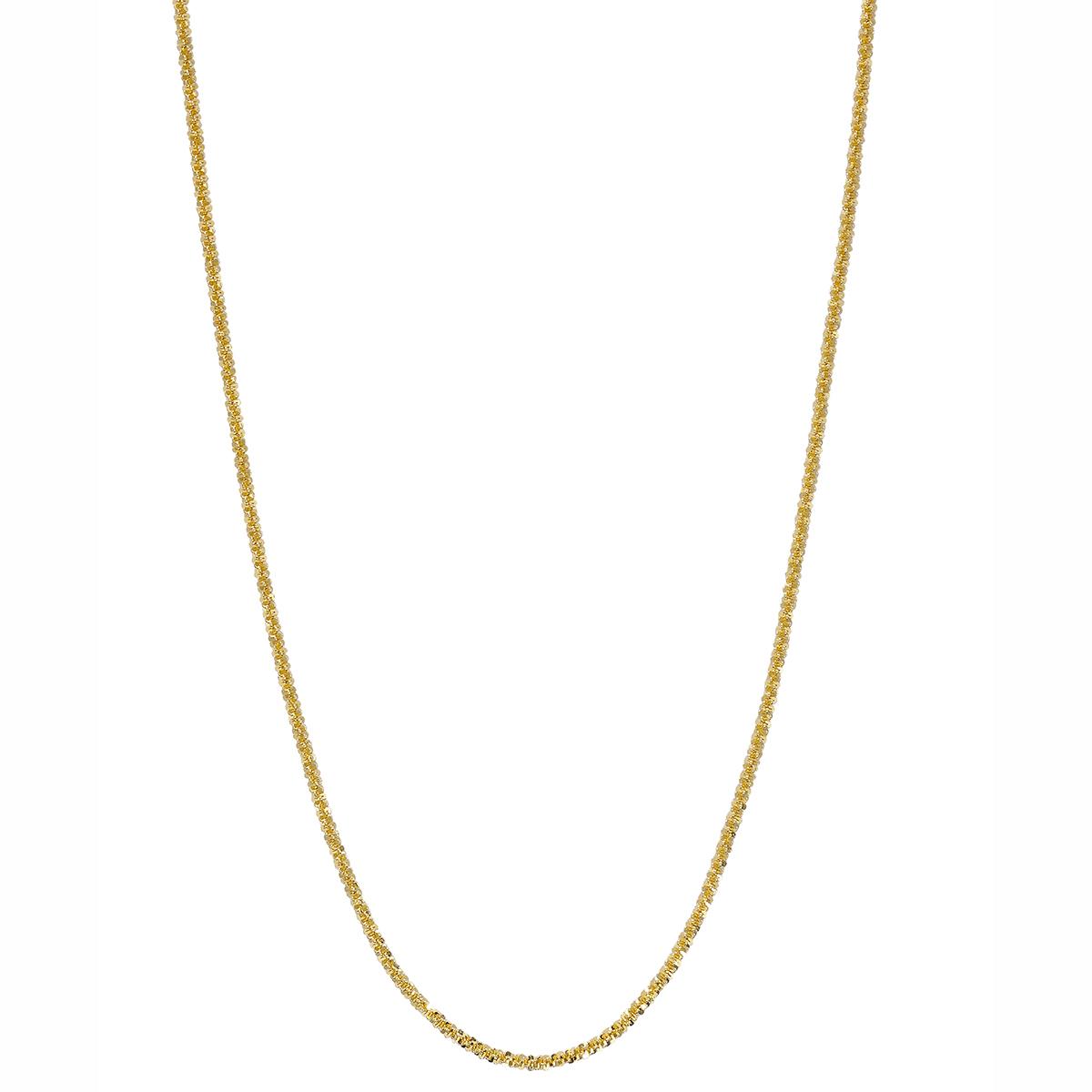 Danecraft 24kt. Gold Over Sterling Silver Sparkle Chain...