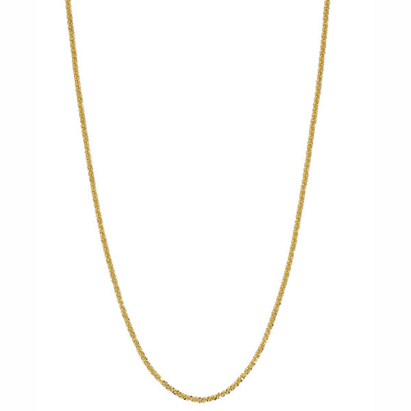 Danecraft 24kt. Gold Over Sterling Silver Sparkle Chain Necklace - image 