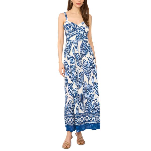 Womens Cece Sleeveless Challis Maxi Dress with Slit