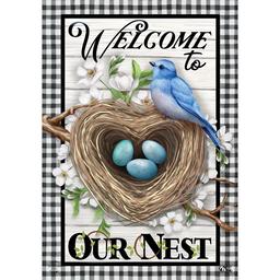 Briarwood Lane Welcome to Our Nest House Flag