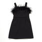 Girls &#40;7-16&#41; Speechless Scuba Crepe Feather Top Dress - image 1