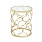 9th & Pike® Gold Contemporary Metal Accent Table - image 4