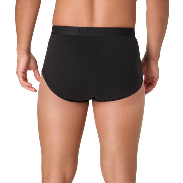 Mens Hanes Ultimate® 4pk. Briefs - Black/Grey