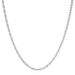 16in. Sterling Silver Sparkle Chain Necklace
