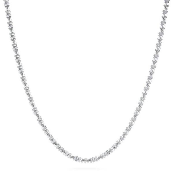 16in. Sterling Silver Sparkle Chain Necklace - image 