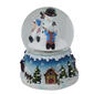 Northlight Seasonal Snowman and Children Musical Snow Globe - image 2