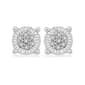 Diamond Classics(tm) Sterling Silver 1/4ctw Stud Earrings - image 1