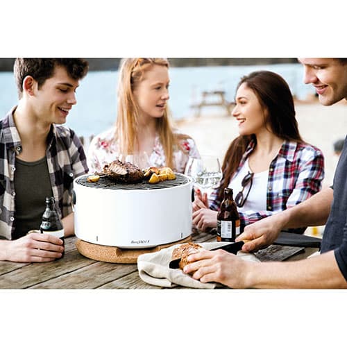 BergHOFF Leo Carbon Steel Studio Portable Tabletop BBQ Grill