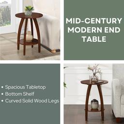 Convenience Concepts Aldrin End Table with Shelf