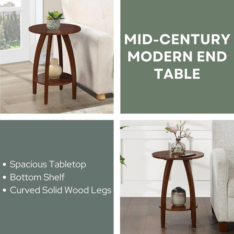 Convenience Concepts Aldrin End Table with Shelf