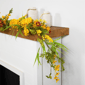 Northlight 5ft. Orange Peony Artificial Fall Harvest Garland - image 3