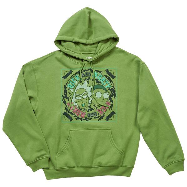 Young Mens Rick & Morty Hoodie - image 