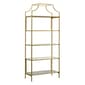 Sauder International Lux Bookcase - Satin Gold - image 1