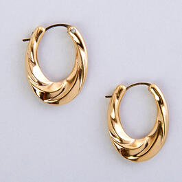 Evergold&#40;tm&#41; 14kt. Gold Graduated Hoop Earrings