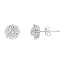 Diamond Classics&#8482; 1/2ctw. Diamond Sunburst Stud Earrings