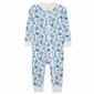 Baby Girl &#40;12-24M&#41; Little Me&#40;R&#41; Blue Garden Zip Bamboo Sleeper - image 1