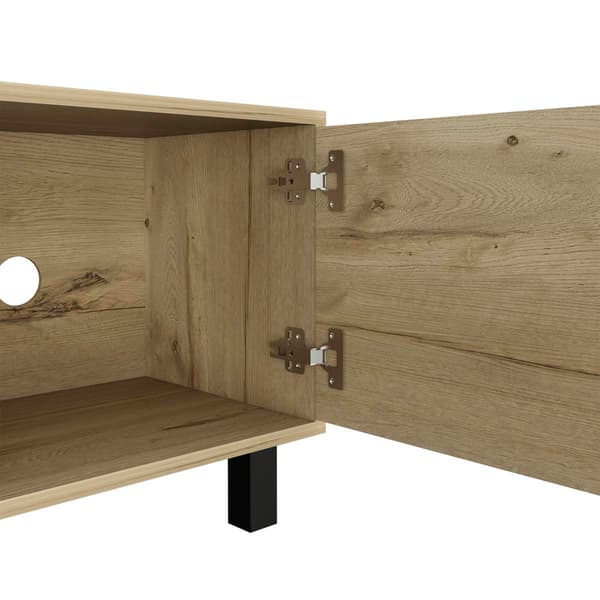 FM FURNITURE Rome Light Oak TV Stand