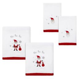Avanti Ho Ho Ho 2pk. Embroidered Towel Collection
