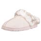 Womens Jessica Simpson Microsuede Clog Tip Fur Slippers - image 1