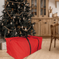 Simple Living Large Red Christmas Holiday Storage Bag - image 3