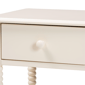 Baxton Studio Braith Farmhouse Ivory Wood 1-Drawer Nightstand - image 4