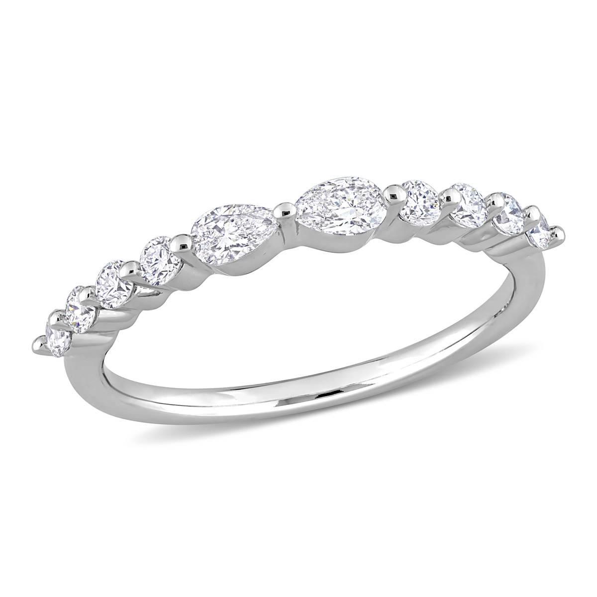 Gemstone Classics™ Platinum Plated 5/8ctw. Lab Grown...
