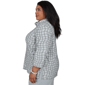Plus Size Alfred Dunner Vail Feather Yarn Cowl Neck Blouse - image 4