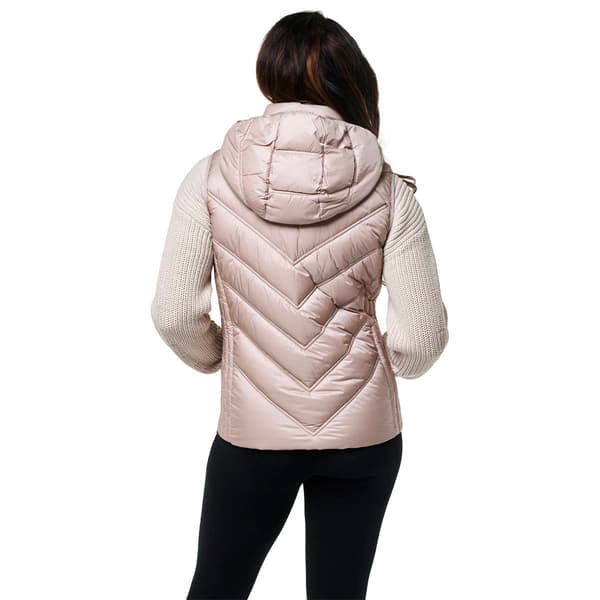 Womens Michael Kors Packable Vest with Hood