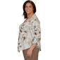 Plus Size Alfred Dunner Regent Street Tie Sleeve Floral Blouse - image 4