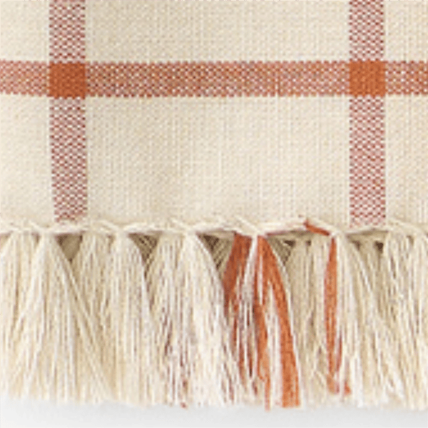 Threadmade Harvest Windowpane Table Runner & 4pc. Napkins Set