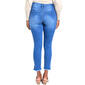 Womens Royalty Curvy Fit One Button Slanted Ankle Jeans - image 2