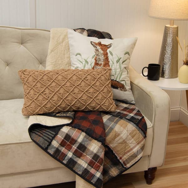 Donna Sharp Your Lifestyle LJ Plaid Throw Blanket