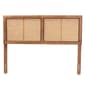Baxton Studio Gilbert Ash Walnut Finished Wood Headboard - image 2